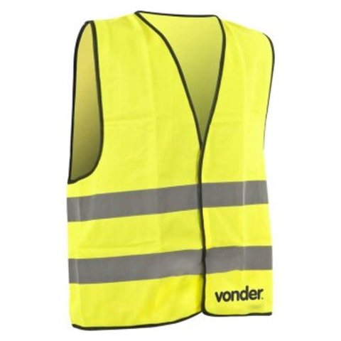 Colete Refletivo Tipo Blusão sem Bolso Amarelo Cv 100 - 70.29.100.000 - Vonder Colete Refletivo Tipo