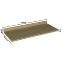 Ver imagem 7 de Cozinha Compacta Modulada 6 Portas 3 Gavetas 100% MDF 2 Tampos Sevilha Verde/Hill