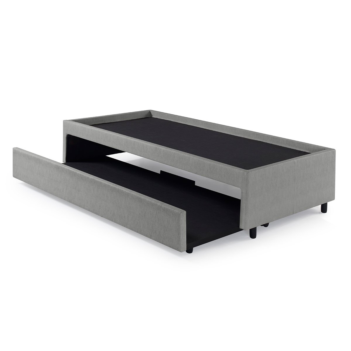 Bicama Box para Dois Colchões Solteiro 88x188 Corino Linho - 2