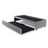 Bicama Box para Dois Colchões Solteiro 88x188 Corino Linho - 9