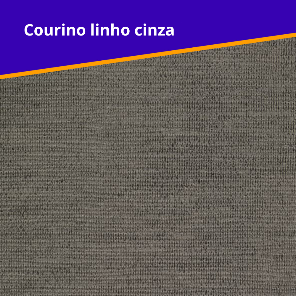 Bicama Box para Dois Colchões Solteiro 88x188 Corino Linho - 11