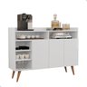 Buffet Aparador Cantinho do Café 3 Portas - Mod.2026 Cor:branco - 1