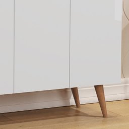 Buffet Aparador Cantinho do Café 3 Portas - Mod.2026 Cor:branco - 6 Buffet Aparador Cantinho do Café 3 Portas - Mod.2026 Cor:branco - 6