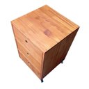 Ver imagem 7 de Gaveteiro de Madeira Maciça Pinus Finger com 3 Gavetas e 4 Rodízios Cor Castanheira