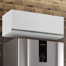 Armário Aéreo Geladeira 70cm Texas Branco/Preto - Lumil Móveis - 2 Armário Aéreo Geladeira 70cm Texas Branco/Preto - Lumil Móveis - 2