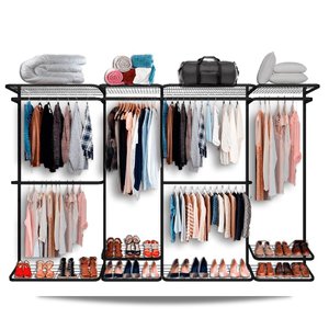 Arara Cabideiro Aramado Trilho Sapateira Maleiro 3,10m Pt