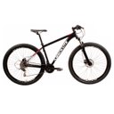 Ver imagem 1 de Bicicleta 29 Absolute Nero 4 Câmbios Shimano 24v K7 Freio Hidráulico Trava - Preto/vermelho Tam.23