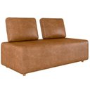 Ver imagem 7 de Sofá 6 Lugares para Sala de Estar Living Modular Adah M03 Couríssimo Whisky - Lyam Decor