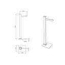 Ver imagem 3 de Papeleira de Chão 1 Haste Ro7075 Ducon Metais