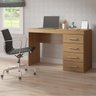 Escrivaninha Mesa de Escritório com 4 Gavetas 120x75cm Mdp Carvalho 0700 Menu - 1