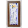 Quadro São Francisco 14cmx28cm - Cláudio Pastro Alfanio Azulejaria - 1
