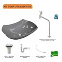 Ver imagem 3 de Kit Cuba L42 com Torneira Link 1062 Metal e Válvula 1" + Sifão Pvc e Flexível