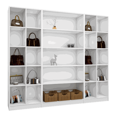 KIT CLOSET MODULAR M78.2021.B (46X2, 49) CASA, QUARTO MUNDI MOVEIS