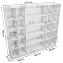 Ver imagem 3 de KIT CLOSET MODULAR M78.2021.B (46X2, 49) CASA, QUARTO MUNDI MOVEIS