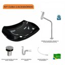 Ver imagem 3 de Kit Cuba L42 com Torneira Link 1062 Metal e Válvula Click 1"b + Sifão Pvc e Flexível