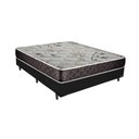 Ver imagem 1 de Cama Box Casal Colchão Aylla Espuma D33 Acolchões + Box Sintético 62x138x188 Cor:Preto