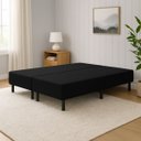 Ver imagem 2 de Cama Base Box King em Veludo Premium Design Moderno Luxo:preto