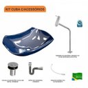 Ver imagem 3 de Kit Cuba L42 com Torneira Link 1062 Metal e Válvula Click 1"b + Sifão Cromado e Flexível