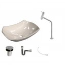 Ver imagem 2 de Kit Cuba L42 com Torneira Link 1062 Metal e Válvula Click 1"b + Sifão Cromado e Flexível