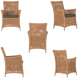 2 Poltronas e 1 Mesa Igapó em Alumínio Pintura Fendi Corda Náutica Estofado 13 - 5
