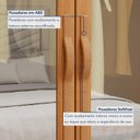 Ver imagem 6 de Guarda-Roupa Casal 6 Portas de Vidro Reflecta com LED MDF 270cm Suavitá Glass Marrom Amêndoa Clean
