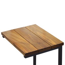 Mesa de Apoio Sofá Unna para Sala Suporte Notebook 65 Cm - 4