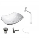 Ver imagem 2 de Kit Cuba L42 com Torneira Link 1062 Metal e Válvula Click 1"b + Sifão Cromado e Flexível