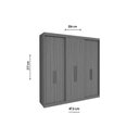 Ver imagem 2 de Guarda Roupa Casal 6 Portas e 4 Gavetas Ph 18041 Carvalho/off White - Herval
