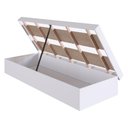Ver imagem 1 de Cama de Solteiro com Baú para Colchão 188x78cm Multimóveis Cr40126 Branco