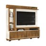 Estante Home Theater para TV até 65'' Viseu Freijó / Off White - Gran Belo - 7