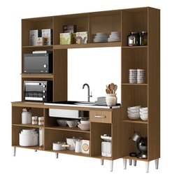 Kit Cozinha Catarina 2001595 Atacama Off White - Aramóveis - 2