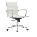 Ver imagem 1 de Cadeira Escritório Diretor Esteirinha Corino Manhattan Branco