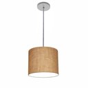 Ver imagem 1 de Lustre Luminária Pendente Vivare Free Lux Pe-4106cz Cúpula em Tecido 20x25cm