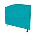 Ver imagem 2 de Kit Cabeceira e Calçadeira com Baú 160 Cm King Casal Diana Suede