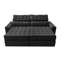Ver imagem 5 de Sofá Retrátil e Reclinável 3,15m Cama inBox Big Puffer com SoftGel D40 Velupluma Preto