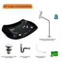 Ver imagem 3 de Kit Cuba L42 com Torneira Link 1062 Metal e Válvula Click 1"g + Sifão Cromado e Flexível