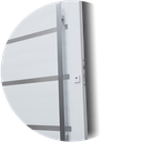 Ver imagem 2 de Porta Pivotante Miraggio PVC TECPLUS100 216 x 100 e.Brimak