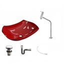 Ver imagem 2 de Kit Cuba L42 com Torneira Link 1062 Metal e Válvula Click 1"g + Sifão Cromado e Flexível