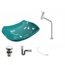 Ver imagem 2 de Kit Cuba L42 com Torneira Link 1062 Metal e Válvula Click 1 1/2'' + Sifão Cromado e Flexível Compace