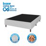 Cama Box Casal + Colchão Molas Ensacadas Attractive Umaflex (138x188x63cm) Branco - 4