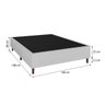 Cama Box Casal + Colchão Molas Ensacadas Attractive Umaflex (138x188x63cm) Branco - 7