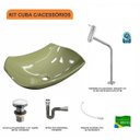 Ver imagem 3 de Kit Cuba L42 com Torneira Link 1062 Metal e Válvula Click 1 1/2'' + Sifão Cromado e Flexível Compace