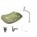 Ver imagem 2 de Kit Cuba L42 com Torneira Link 1062 Metal e Válvula Click 1 1/2'' + Sifão Cromado e Flexível Compace