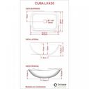 Ver mais imagens de Kit Cuba L42 com Torneira Link 1062 Metal e Válvula Click 1 1/2" + Sifão Cromado e Flexível Compace