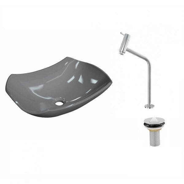 Kit Cuba L42 com Torneira Link 1062 Metal e Válvula 1'' Compace - 2