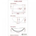 Ver imagem 6 de Kit Cuba L42 com Torneira Link 1062 Metal e Válvula 1'' Compace