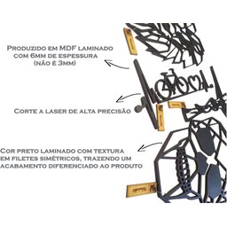 Aplique De Parede Decorativo Em Mdf 6mm Ciclismo Bike Paixão - 3