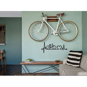 Aplique De Parede Decorativo Em Mdf 6mm Ciclismo Bike Paixão