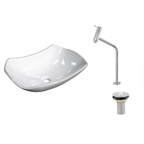 Kit Cuba L42 com Torneira Link 1062 Metal e Válvula 1'' Compace - 2