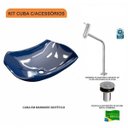 Ver imagem 3 de Kit Cuba L42 com Torneira Link 1062 Metal e Válvula Click 1''b Compace